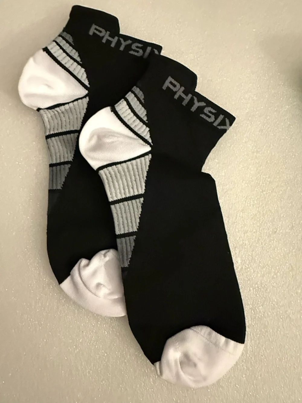 Bundle of 2 - Physix Gear Sport Stamina Low-Cut Compression Socks - 2 Pairs NWT